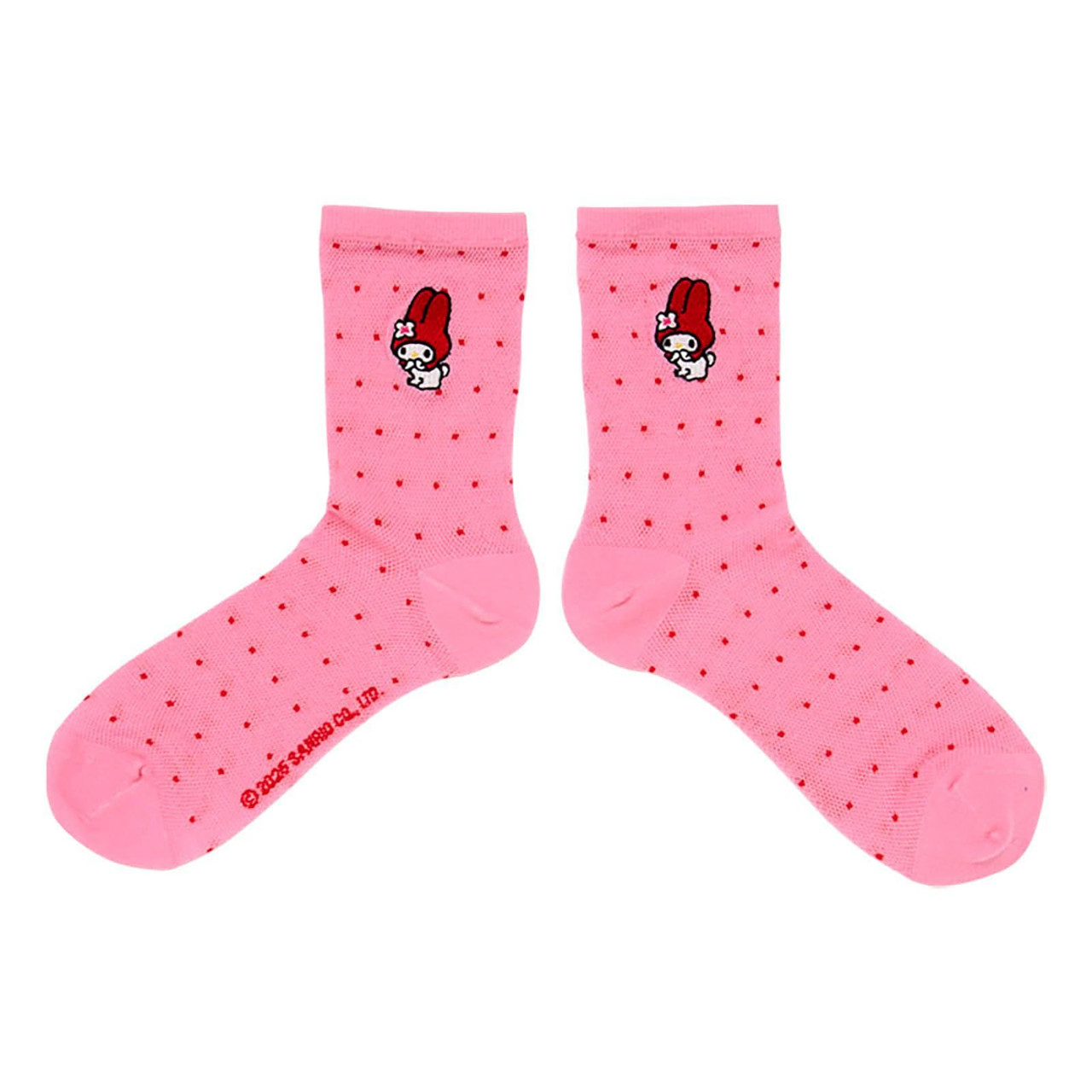 Sanrio｜Embroidery Retro Nostalgia Crew Socks｜23-25cm approx.