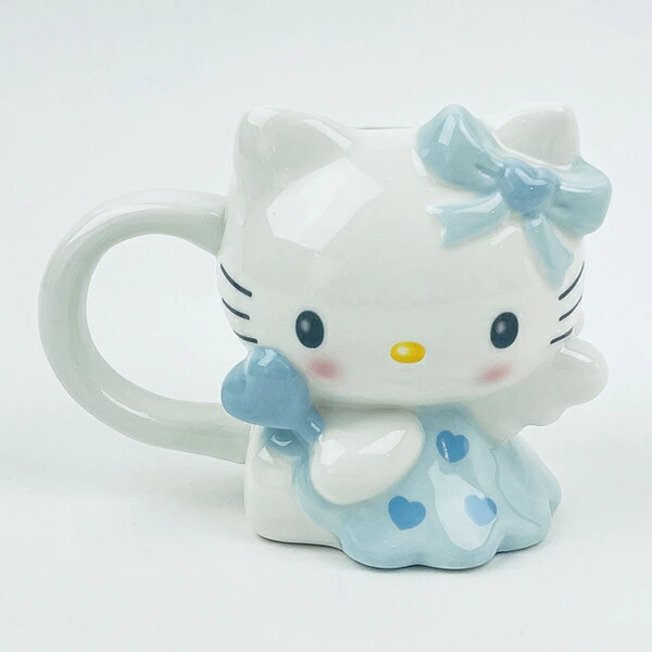Sanrio｜Sun Art Sanrio Die-Cut Mug Angel Hello Kitty｜11.0 x 11.1 x 11.3cm approx.