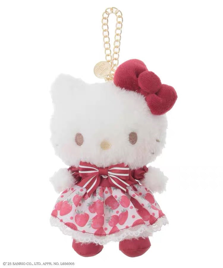 Sanrio｜Maison de FLEUR (Strawberry Newspaper Collaboration Mascot Holder /Plush Keychain/mdf