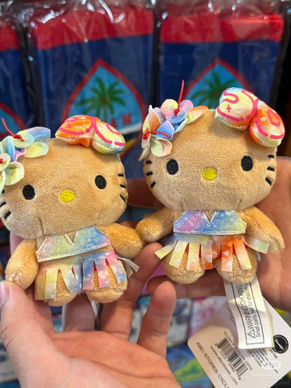 HelloKitty凯蒂猫｜HAWAII夏威夷黑皮kitty50周年限定挂件/包挂