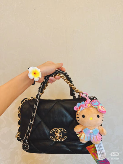 HelloKitty凯蒂猫｜HAWAII夏威夷黑皮kitty50周年限定挂件/包挂