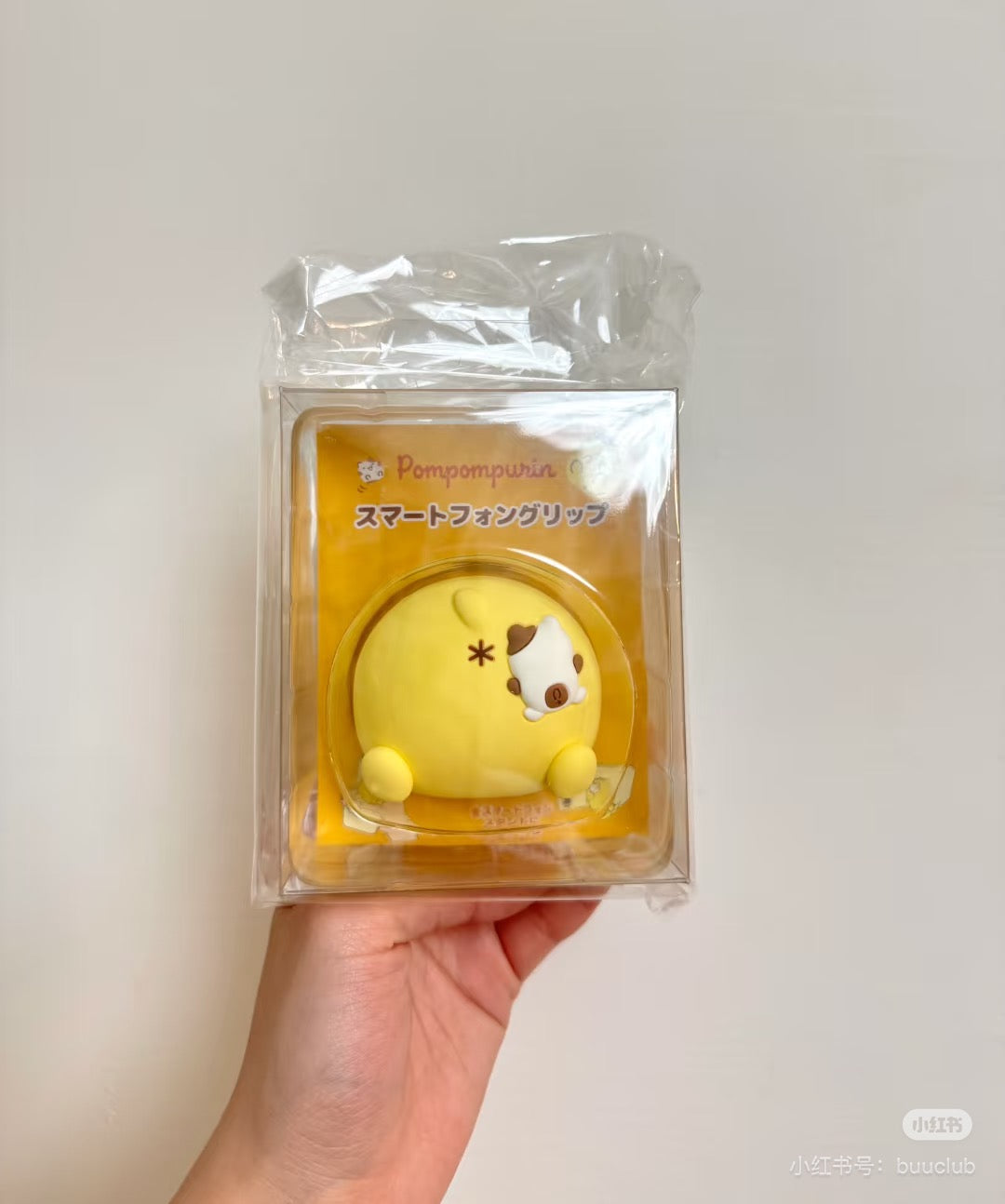 Sanrio｜Pom Pom Purin Smartphone Grip｜5.5×2.8×4.5cm approx.