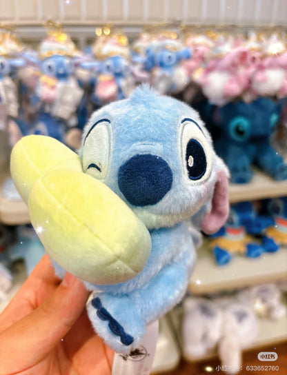 Disney迪士尼｜Plush Keychain - Gradient Smiling Hug东迪抱渐变爱心系列超治愈毛绒玩偶挂件/包挂｜ 约高さ13×幅11.5×奥行き9cm