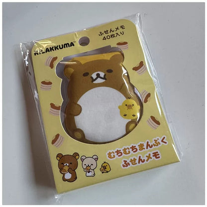 Rilakkuma｜Sticky Notes with Squishy Cover｜40 pieces