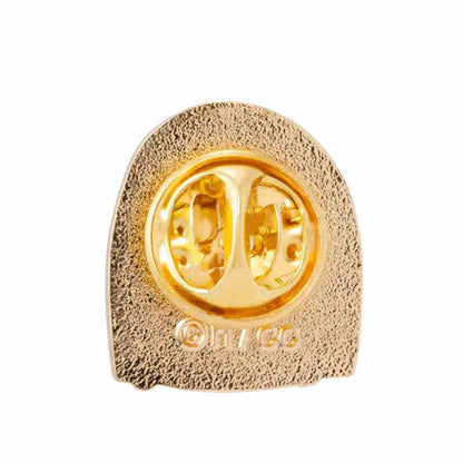 Chiikawa 吉伊卡哇｜可爱金边金属徽章｜约 H19 x W17 x D11mm