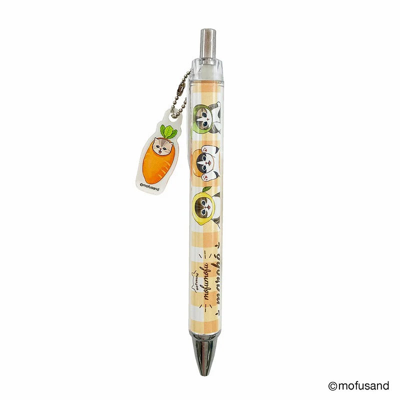 Mofusand｜Mofumofu Marche Mascot Ballpoint Pen｜Φ12×135mm approx.