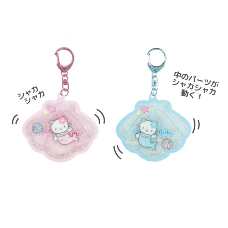 HelloKitty｜Mermaid  Shaka Shaka Acrylic Keychain/Keyring｜ H77 x W65 x D10cm approx.