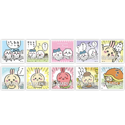 Chiikawa 吉伊卡哇｜第二弹可爱细闪贴纸盲盒/共50种｜1包含5张