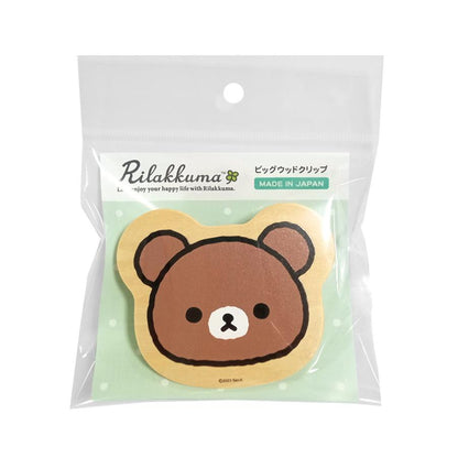 Rilakkuma轻松熊｜可爱角色大头夹/文件夹｜約縦70×横80×厚み20mm