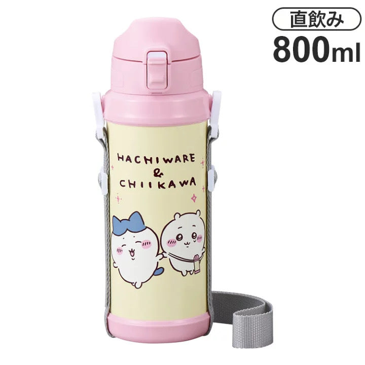 chiikawa|大容量直饮保冷杯/附挂绳可斜背|800ml
