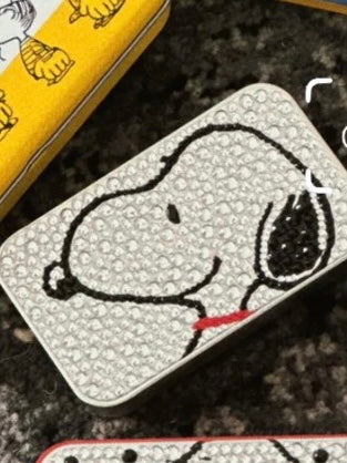 Snoopy｜钻石铁盒限定糖/小物收纳盒｜1盒【24.01】