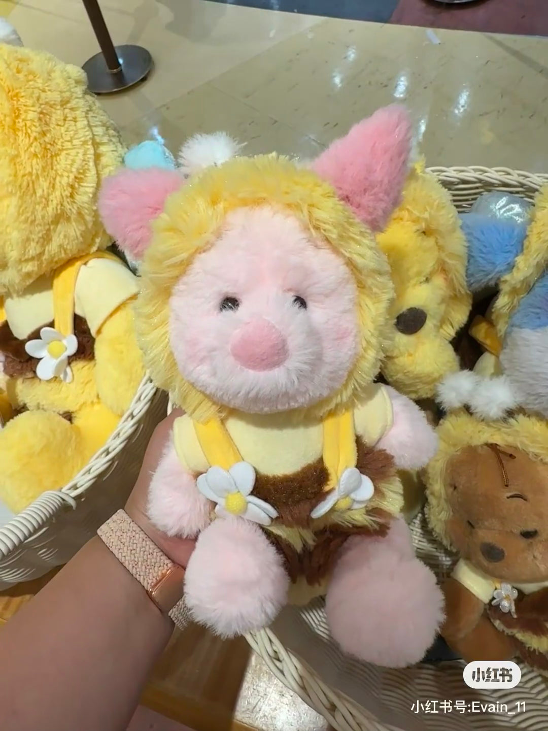 Disney｜ 2024 HONEY DAY蜜蜂系列公仔/玩偶｜S约高さ22×幅15.5×奥行き11cm