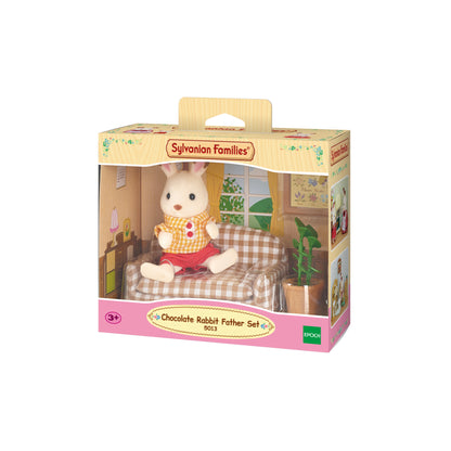 SylvanianFamilies森贝儿家族｜Chocolate Rabbit Father Set巧克力兔爸爸家具套组5013
