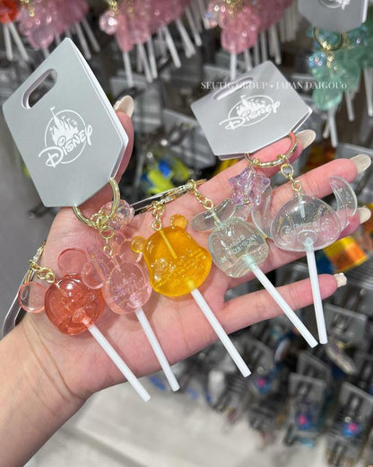 Disney迪士尼｜可爱角色大头棒棒糖挂件｜全長:約 11.5(cm)