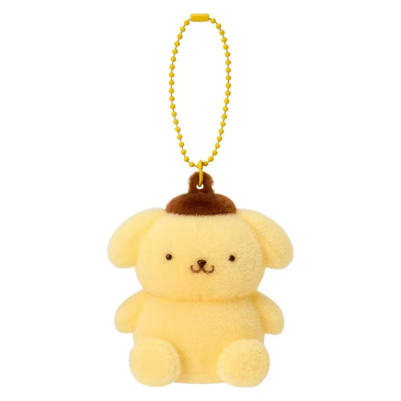 Sanrio｜Flocked Figure Keychain/Keyring｜5×4.5×7cm approx.
