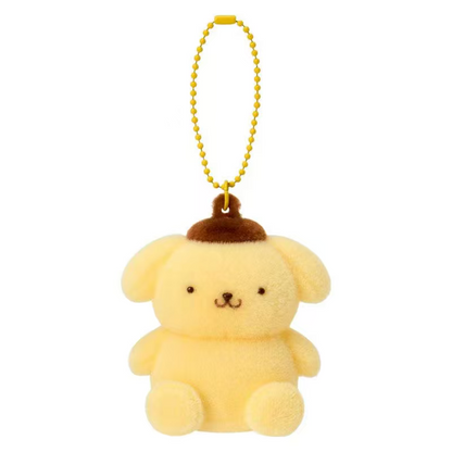 Sanrio｜Flocked Figure Keychain/Keyring｜5×4.5×7cm approx.