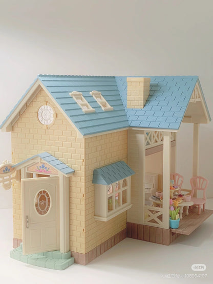 【限时折扣】SylvanianFamilies森贝儿家族｜Bluebell Cottage Gift Set-Milk Rabbit风信子别墅+牛奶兔站宝套组/玩具/过家家5671