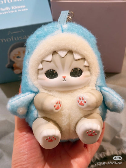 【limit 2】Mofusand｜Kiramekko Fluffy Kittens Plush Keychain mystery bag/blind box/All 6 types｜1pcs