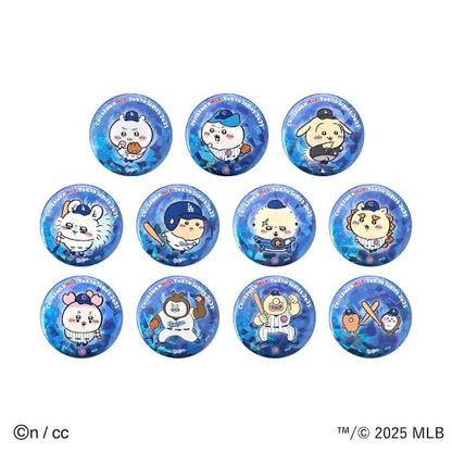 【limit 3】Chiikawa 吉伊卡哇｜ Chiikawa X MLB Tokyo Series Hologram Can Badge Blind Box / 11 types| 1 bag