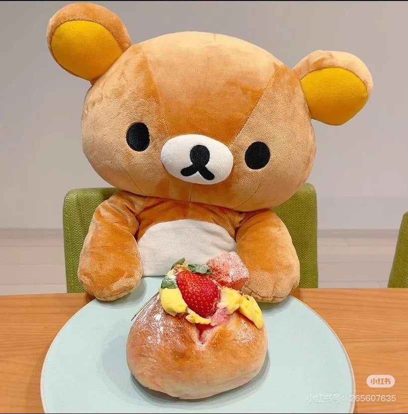 Rilakkuma轻松熊｜软乎乎轻松熊大号玩偶/公仔｜約500×350×160mm