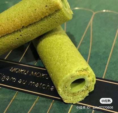 Yoku Moku｜抹茶限定手工黄油雪茄蛋卷双拼礼盒/曲奇礼盒/零食/饼干｜5枚入【24.09.04】