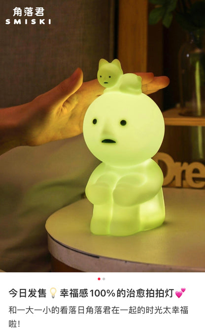 SMISKI ｜Dreams Official Big Figure SMISKI Touch Light Sensor Living Series角落君夜光精灵触控小夜灯/3极变光/可充电｜约W83 x D92 x H173mm