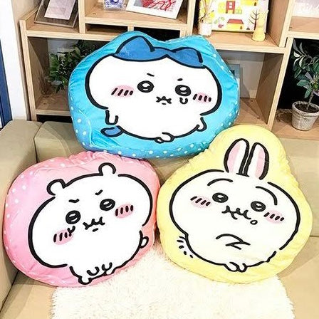 Chiikawa 吉伊卡哇｜软噗噗角色大抱枕｜約H380×W400×D120mm