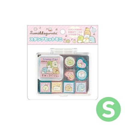 Sumikko gurashi｜Relax Messages Glitter Stamp Chops Set (S)｜55×70×30mm approx