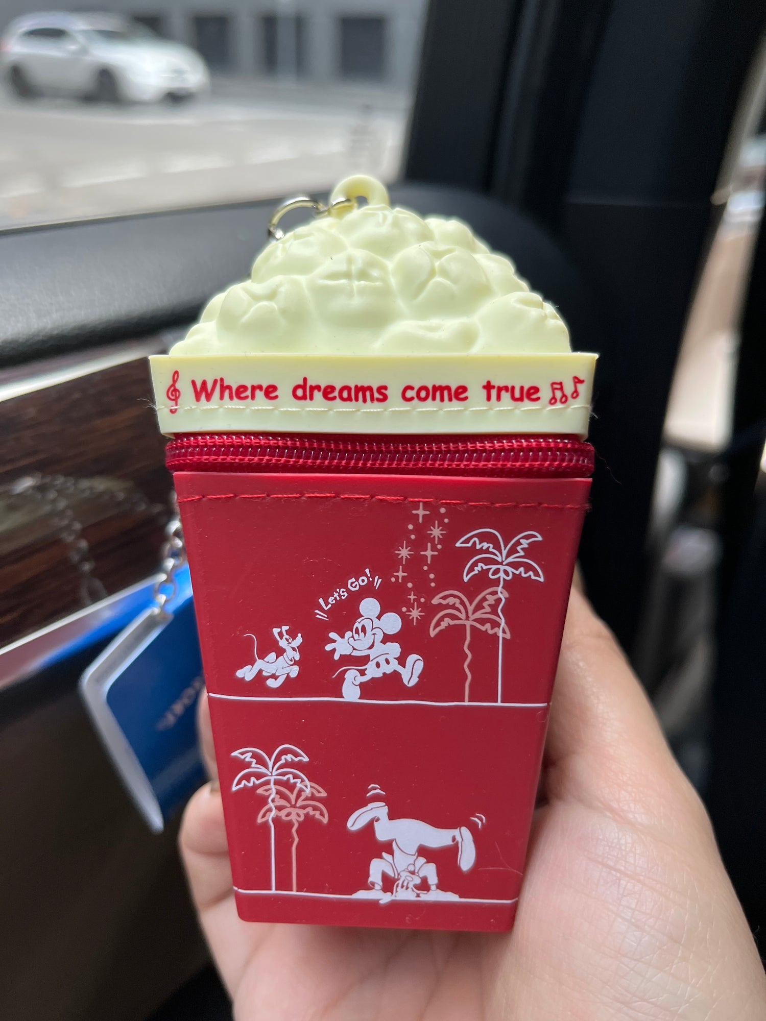 Disney迪士尼｜米奇爆米花零钱包挂件