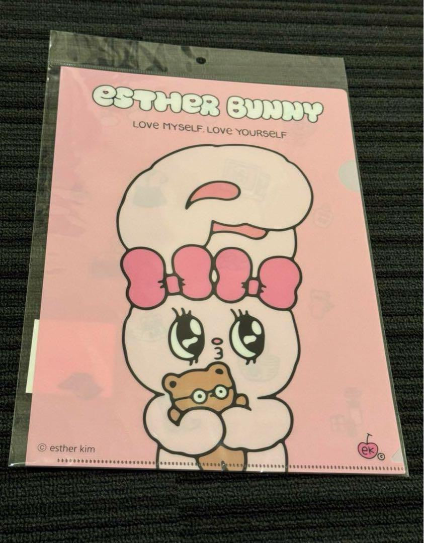 EstherBunny艾丝乐小兔｜粉粉角色A4文件夹/正反都可爱