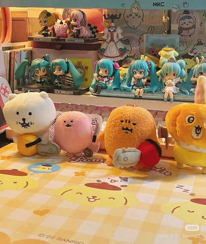 Nagano嘲讽熊｜Market Petit Mini Mascot电锯薯饼可乐饼/电锯熊挂件｜约H100×W110×D60mm
