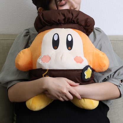 Kirby｜cafe厨房限定咖啡色厨师服公仔L号｜約H380×W300×D270mm