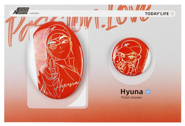 Alien Stage｜Passion Series Can Badge Set｜4.6 cm × 6.4 cm approx.