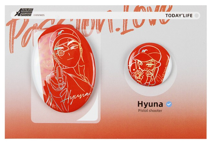 Alien Stage｜Passion Series Can Badge Set｜4.6 cm × 6.4 cm approx.