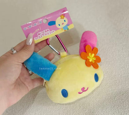 Sanrio｜Zipper Mascot with Carabiner/Plush Keychain｜10.3cm×11.6cm×5cm approx.