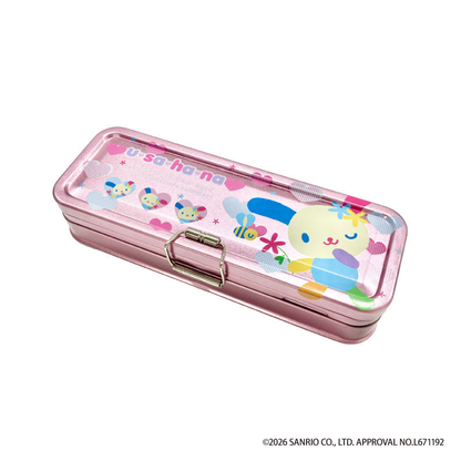 Sanrio｜Characters Usahana  Tin Pencil Case｜H38 x W200 x D70mm approx.