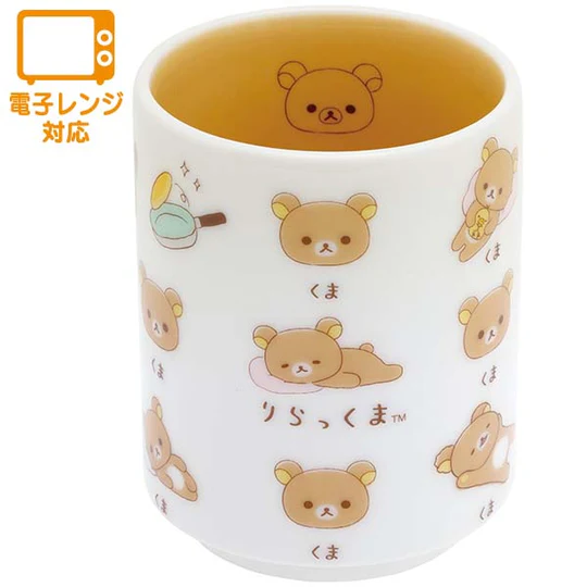 Rilakkuma｜Teacup Hot Water Cup｜90×Φ65mm approx.