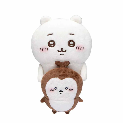 chiikawa｜Hook-and-loop Watching from Your Desktop Cookie Plush Dolls/Plush Toy｜140×110×80mm approx.