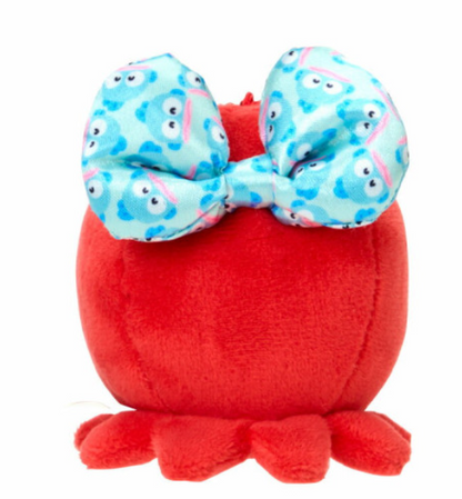 Sanrio｜Hangyodon 40th Anniversary Happy Life Mascot Holder /Plush Keychain｜8×8×9cm approx.