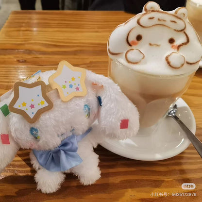 Sanrio｜Cinnamoroll Starlight Party Mascot Holder /Plush Keychain｜8.0 x 19.0 x 11.0cm approx.