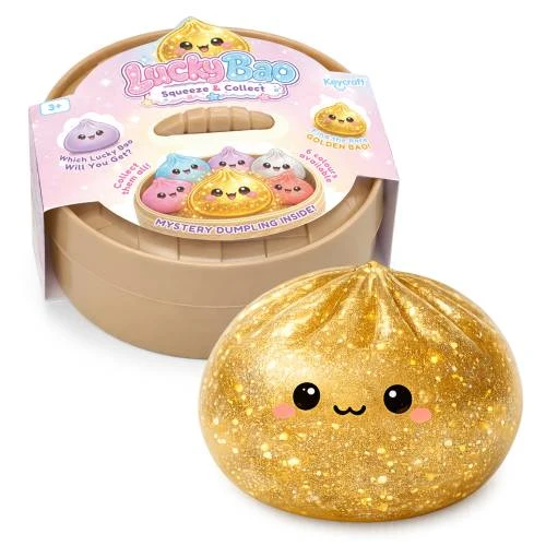 Lucky Bao｜Squeeze&amp; Collect Mystery Squishy Dumpling mystery bag/blind box/All 6 types｜1pc