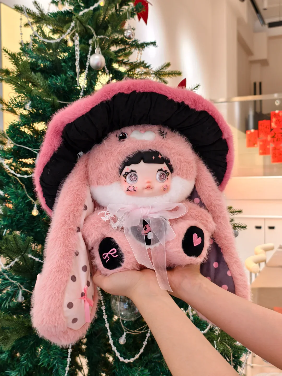 NOMMI Mushroom Hat 400% Big Doll Series vinyl Plush Blind Box