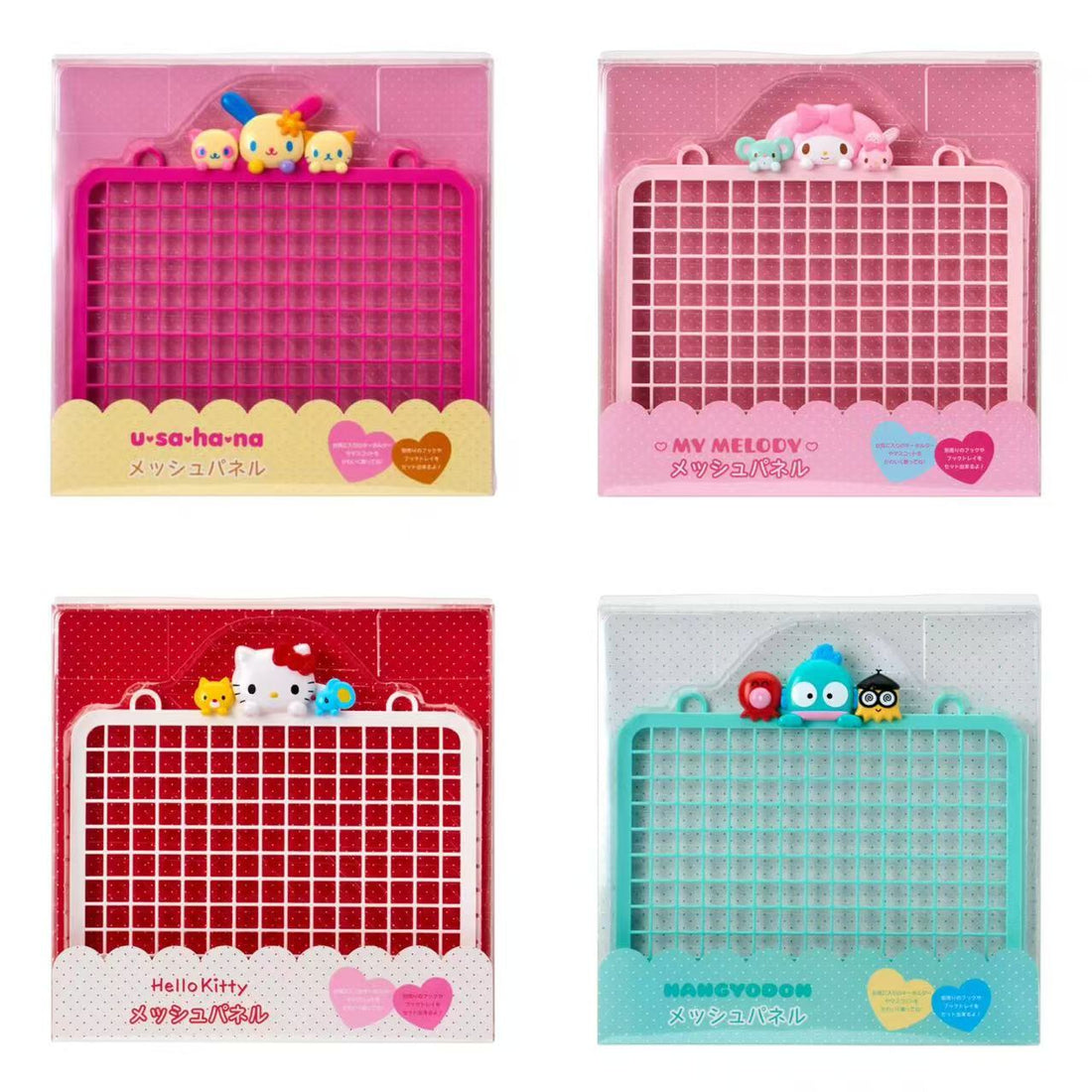 【In-Store Only】Sanrio |  Homeware Mesh Panel | Approx. 39×2×30cm
