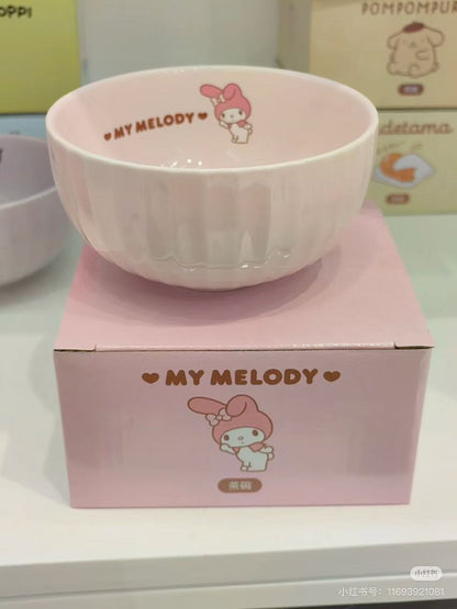 Sanrio｜New Life Tea Bowl｜11.3×11.3×7cm approx.