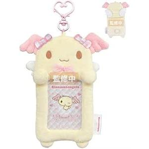 Sanrio｜Cinnamoroll Cinnamo Angels Fluffy Pass Case｜H170 x W150 x D30mm approx.
