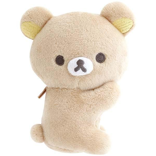 Rilakkuma｜San-x Basic Rilakkuma Monochrome Quilted Mini Tote Bag With Plush Mascot Badge｜ 370×340×120mm approx.