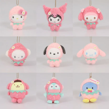 Sanrio｜Strawberry Mascot Holder /Plush Keychain｜H10cm approx.