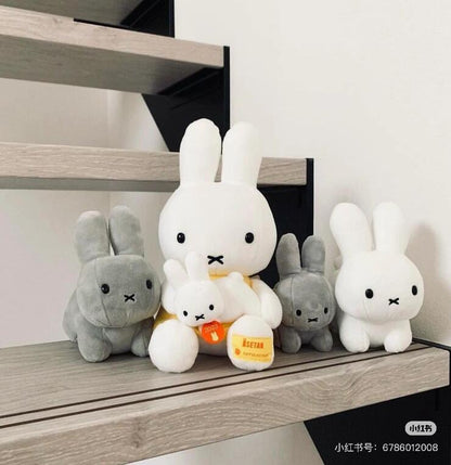 Miffy｜Sekiguchi Bruna Family Plush Toy SS Rabbit (White)｜6 x 8 x 15cm approx.