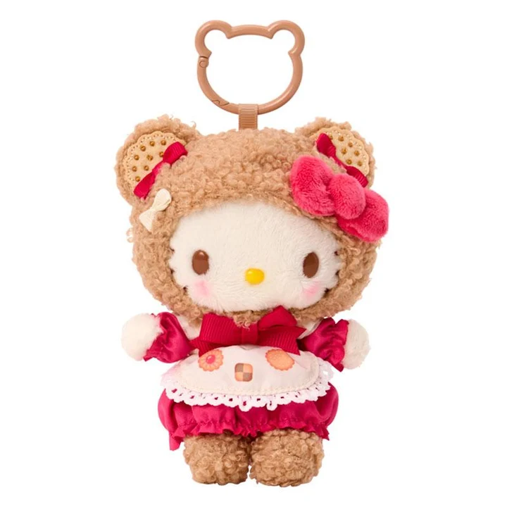 Sanrio｜Cookie Fluffy Bear Mascot Holder /Plush Keychain｜9.5×6×13cm approx.