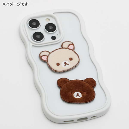 Rilakkuma｜Patch Series  Fluffy Patch Sticker｜97 x 57 mm approx.